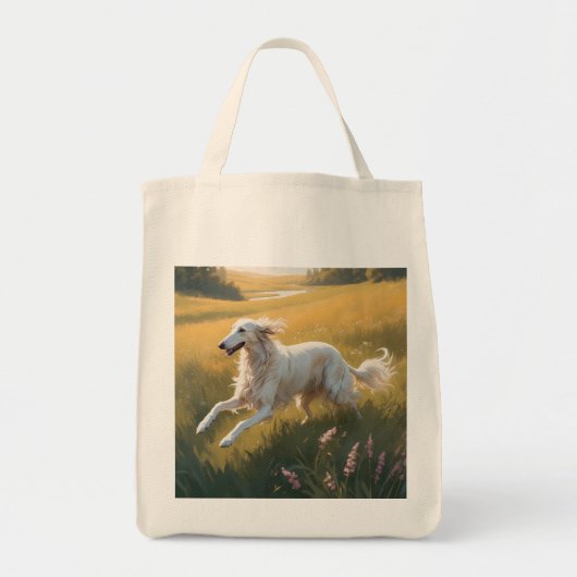 Borzoi Grotto America Tragetasche (Vorne)