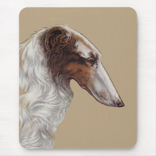 Borzoi-Hauptmausunterlage Mousepad (Vorne)