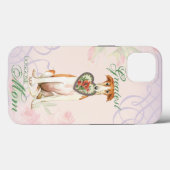 Borzoi Heart Mama Case-Mate iPhone Hülle (Rückseite (Horizontal))