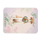 Borzoi Heart Mama Magnet (Horizontal)