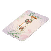 Borzoi Heart Mama Magnet (Linke Seite)