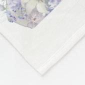 Borzoi Hund Mama Floral Fleecedecke (Ecke)