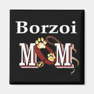 Borzoi Hund MAMA Magnet