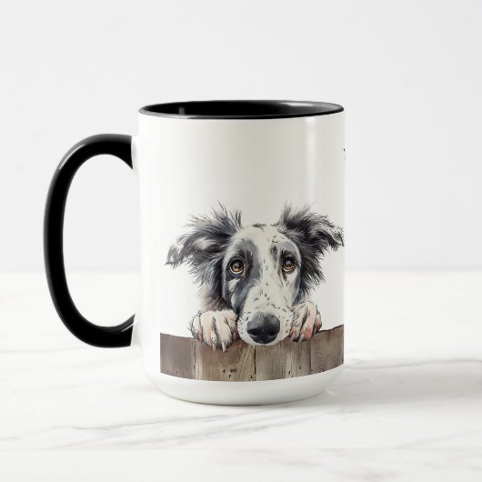 Borzoi Hund Tasse (Links)