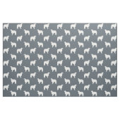 Borzoi Hunde Silhouetten Gemustert Stoff (Fat Quarter (45,7 x 55,9 cm))