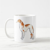 Borzoi Kaffeetasse (Links)
