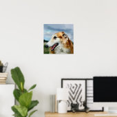 Borzoi Kunstgeschenke Poster (Heimbüro)