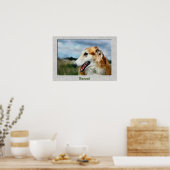 Borzoi Kunstgeschenke Poster (Küche)