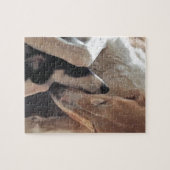 Borzoi-Liebe Puzzle (Horizontal)