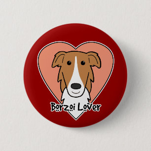 Borzoi-Liebhaber Button