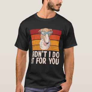 Borzoi Long Nose Dog Meme tat ich es für Sie T-Shirt