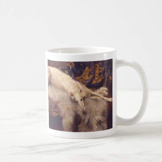 Borzoi Lounging Kaffeetasse (Rechts)