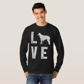 Borzoi Love  1 T-Shirt (Vorne ganz)
