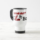 Borzoi Lovers Geschenke Reisebecher (Vorderseite Links)