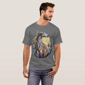 Borzoi lustig T-Shirt (Vorne ganz)