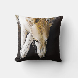 Borzoi-Malerei-Kissen Kissen