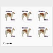 Borzoi Mama 4 - Aufkleber (Blatt)