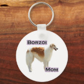 Borzoi Mama 4 - Schlüsselanhänger (Vorderseite)