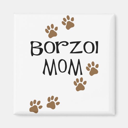 Borzoi-Mama Magnet (Vorne)