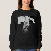 BORZOI MEME LONG NOSE DOG SWEATSHIRT (Vorderseite)