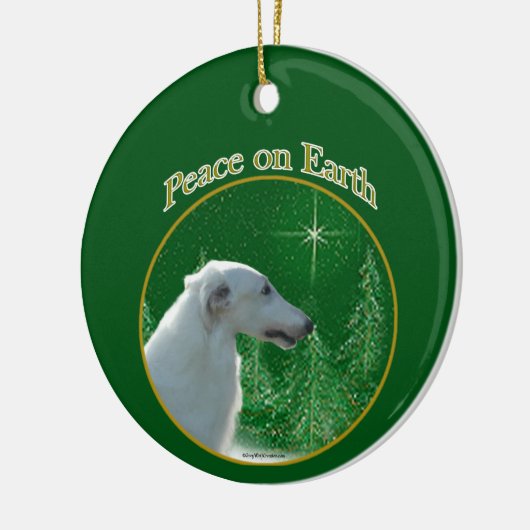 Borzoi Ornament (Links)