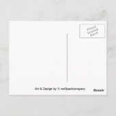 Borzoi Postkarte (Rückseite)