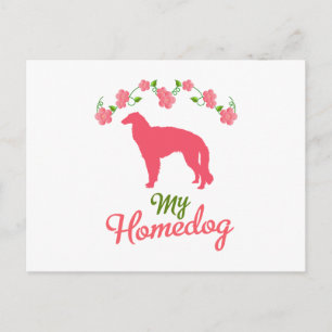 Borzoi Postkarte