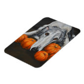 Borzoi Russian Wolfhound Dog Art Flexible Magnet (Linke Seite)