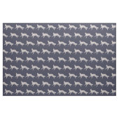 Borzoi Russischer Wolfhound Hund Kunstwerk Stoff (Fat Quarter (45,7 x 55,9 cm))
