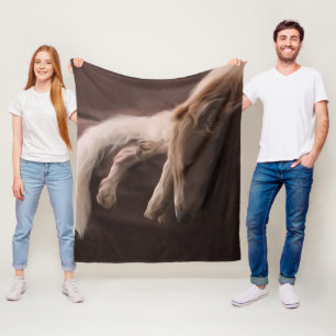 Borzoi-Schlummer-FleeceThrow Fleecedecke