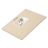 Borzoi (Silber Brindle) Malerei Original Dog Art Notizblock (angewinkelt)