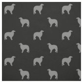 Borzoi-Silhouette-Muster Stoff (Muster)