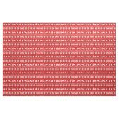 Borzoi-Silhouette-Weihnachtsmuster-Rot Stoff (Yard (91,4 cm))