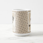Borzoi (Silver Brindle) Malerei Original Hundekuns Kaffeetasse (Mittel)