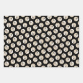 Borzoi Silver Brindle Malerei Wolfhound Dog Art Geschenkpapier Set (Vorderseite 3)