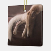 Borzoi Slumber Weihnachtsschmuck (Links)