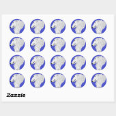 BORZOI STICKER (Blatt)