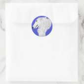 BORZOI STICKER (Tasche)