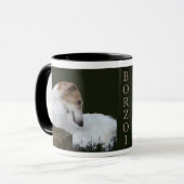 BORZOI-TASSE TASSE (Vorderseite Links)