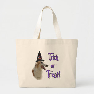 Borzoi Trick Jumbo Stoffbeutel