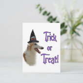 Borzoi Trick Postkarte (Stehend Vorderseite)