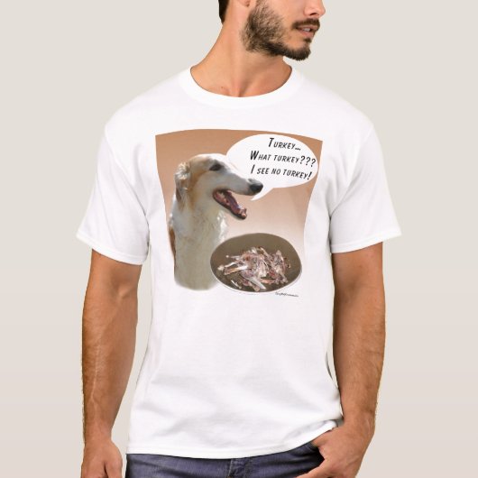 Borzoi Türkei T-Shirt (Vorderseite)