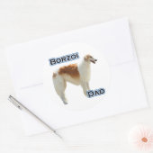 Borzoi Vater 4 - Aufkleber (Umschlag)