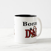 Borzoi Vater Tasse (VorderseiteRechts)