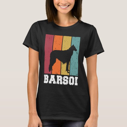 Borzoi Vintage 2 T-Shirt (Vorderseite)