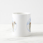 Borzoi-Weihnachten Kaffeetasse (Mittel)