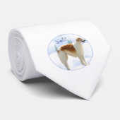 Borzoi-Weihnachten Krawatte (Gerollt)