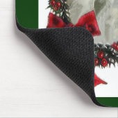 Borzoi Weihnachtsgeschenke Mousepad (Ecke)