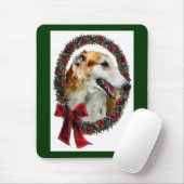 Borzoi Weihnachtsgeschenke Mousepad (Mit Mouse)