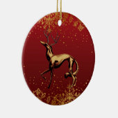 Borzoi Weihnachtsschmuck (Rechts)